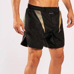 Custom Sublimated MMA Fight <b>Shorts</b> for Men and Women Knee Length Boxing <b>Shorts</b> with <b>Zipper</b> Fly Woven Weaving Method - Product Image 4