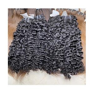 CHEVEUX CRUS ONDULÉS NON TRAITÉS AU TEMPLE INDIEN 100% CHEVEUX NATURELS À DONATEUR UNIQUE DES TEMPLES DU SUD DE L'INDE - Product Image 6