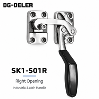 Loquet à poignée de compression en acier inoxydable SUS304 SK1-501L/R, serrure de porte réglable pour chambre d'essai, four, armoire