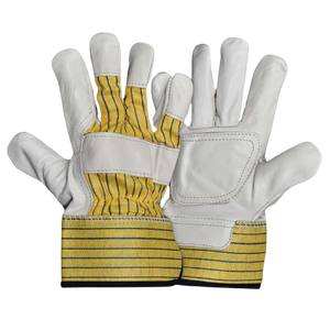 Gants de sécurité de travail en cuir de vache fendu de qualité supérieure Gants de jardinage de construction canadiens anti-impact et ignifuges - Product Image 5