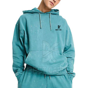 Chándal con lavado ácido para hombre, talla grande, para uso exterior, con logotipo personalizado, último estilo, material duradero, servicio OEM. - Product Image 5