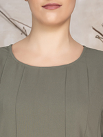 Vestido de Oración para Mujer, Estilo Modesto, Ligero, de Color Sólido, Manga Larga, Corte Holgado, Largo hasta el Suelo, Hijab de Poliéster para Musulmanas, Superventas