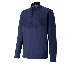 Diseño de logotipo personalizado 100% algodón Sudadera con capucha lisa de gran tamaño para hombres 1/4 cuarto cuello con cremallera temporada de invierno ropa de golf técnicas lavadas - Product Image 3