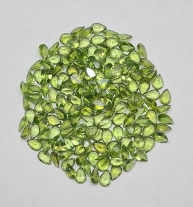 Peridoto Natural Facetado en Forma de Pera de 6x9 mm, Gema Suelta en Forma de Lágrima Verde, Piedra de Nacimiento de Agosto, Gemas Mehrajudin, Valorado por Terceros - Product Image 1