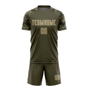 ชุดเตะบอลแขนสั้นสีพื้นระบายอากาศได้ดีสำหรับผู้ใหญ่ - Product Image 3