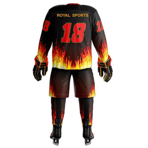 Uniforme de hockey sobre hielo duradero superventas de alta calidad, uniformes de hockey sobre hielo de etiqueta privada, uniformes de hockey sobre hielo de gran oferta - Product Image 1