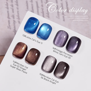 BeiEn 16 colores Nail Art Gel Polish Set UV/LED Gel Pro Pedicure Kit GlassBead MoonlightIcy Mag Cat Eye Designer <span class=keywords><strong>para</strong></span> DIY OEM - Product Image 2
