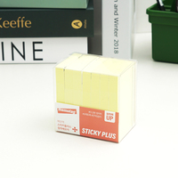 [HansolMTS] Notes autocollantes professionnelles OEM ODM Sticky PLUS Bord non bouclé Surface lisse Bloc-notes de bureau
