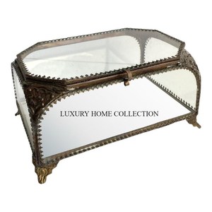 Marvelous Designer Silver Ware Cajas de almacenamiento de tarjetas de boda metálicas Calidad superior Caja de almacenamiento de tarjetas de visita de metal de gran tamaño - Product Image 3