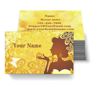 โลโก้ การออกแบบ นามบัตรส่วนบุคคลของคุณ การ์ดพิมพ์ออกแบบเอง คุณภาพดี เพียงแค่ใส่ข้อมูลของคุณ - Product Image 1