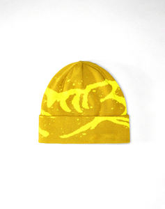 Gorro de Esquí Personalizado al por Mayor con Logotipo Estampado en Relieve, Gorro de Punto Jacquard sin Puños para Hombre con Diseño Elegante - Product Image 1