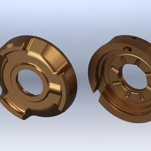 Bases de montaje de motor resistentes de placa de brida de acero inoxidable de alta resistencia para servicios de fundición de montaje de equipos industriales - Product Image 4