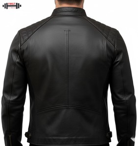 Vestes en cuir tendance, nouvelle collection, vente en gros, fabrication sur mesure, logo personnalisé, cuir de vache véritable ou synthétique de haute qualité - Product Image 2