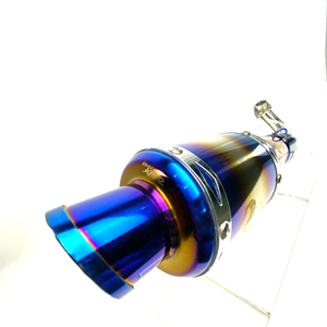 Nuevo tubo silenciador de escape de carreras para motocicletas acero y acero inoxidable fibra de carbono en una caja condición de embalaje nuevo - Product Image 2