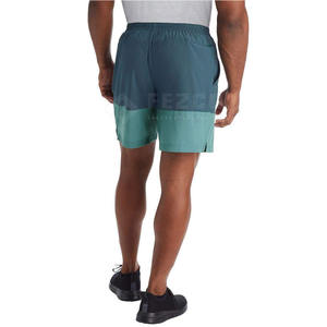 Pantalones cortos para correr de verano de algodón informales para hombre 2025 con bolsillos, cintura elástica, cordón, patrón sólido - Product Image 3