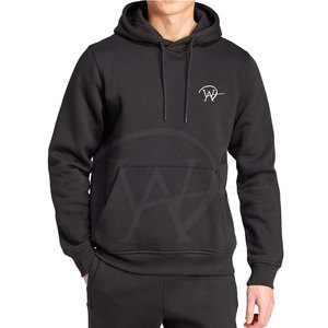 High Quality 100% Cotton Men's <b>Hoodies</b> Regular Fit Breathable Quick Dry Streetwear Fashion Wholesale Solid Pattern <b>Plain</b> Dyed - Product Image 1