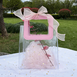 Sacchetti in LDPE con piccolo logo fustellato, manico fustellato per produttori di <span class=keywords><strong>gioielli</strong></span>, sacchetti di plastica per shopping di design a prezzi competitivi - Product Image 2