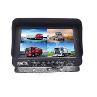 Système DVR à 8 canaux avec fonction de séparation quadruple | Enregistrement sur deux cartes SD | Système de recul 10,1 pouces IP69K 12-24V | Caméra de chantier et d'exploitation minière 1080P robuste