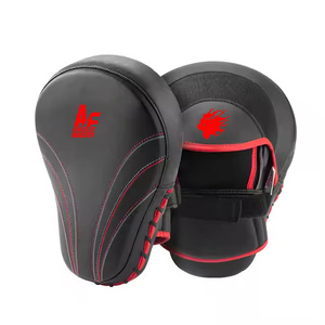 Almohadillas de enfoque de cuero genuino con logotipo personalizado de alta calidad para entrenamiento de boxeo MMA, diseño ligero, edición 2025, equipo directo de fábrica - Product Image 5