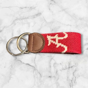 Custom Design Excellent Gift <b>Keychain</b> Puppy Dog Animal Style Fashion Leather Key Holder with Needlepoint Unique Key - Product Image 5