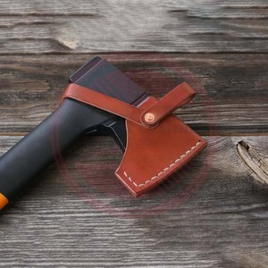 ปลอกหนังสำหรับขวานแบบพกพา ปลอกหุ้มหัวขวานสำหรับตั้งแคมป์ ทำจากหนัง ขายดี ปรับแต่งได้ - Product Image 3