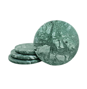 Dessous de verre en marbre de qualité supérieure Accessoires de cuisine sous-verres ronds en marbre blanc conception personnalisée Sous-verres en forme de tasse artisanat naturel - Product Image 6