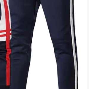 <b>Men</b> High Quality <b>Micro</b> Polyester Fabric Tracksuit Athletic Gym Fitness Running Training Sportswear Durable Comfort Daily Set - Product Image 6