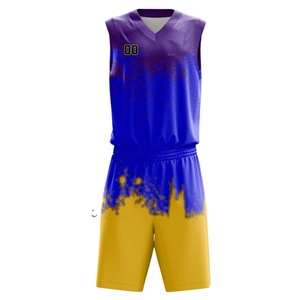 Maillots de basket-ball unisexes grande taille les plus vendus, ensembles uniformes personnalisés imprimés par sublimation, respirants, anti-humidité, séchage rapide - Product Image 4