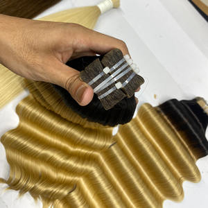 Paquetes de trama de onda de Color Ombre para salón 100% extensiones de cabello humano tejido de cabello alineado con cutícula - Product Image 4