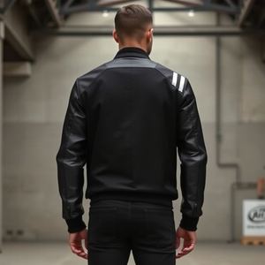 Veste universitaire fabriquée au Pakistan avec manches en tissu de coton, strass, disponible dans toutes les tailles, fournisseur OEM, bon prix - Product Image 5