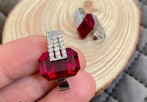 Lujosos pendientes elegantes para mujer, pendientes elegantes para fiesta, accesorios de moda con piedra de circón para regalos - Product Image 3