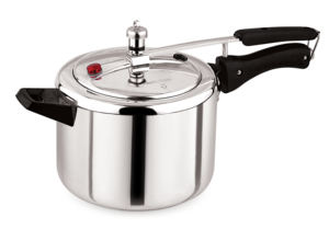 Olla a Presión de Acero Inoxidable con Tapa Exterior, Asas Ergonómicas Resistentes al Calor y Válvula de Seguridad - Product Image 3