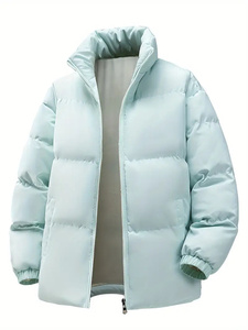 Men's High Quality Winter Bubble Puffer <b>Down</b> Jacket Hot Selling Regular Lightweight Leather with Fur Decoration Outdoor Warmth - Product Image 2