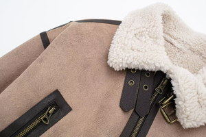 Zatrhmbmbm แจ็คเก็ตผู้หญิง, 2026แฟชั่นใหม่เข็มขัดลำลองเสื้อโค้ทบุนวมหลวมแจ๊กเก็ตอบอุ่นหรูหรา ODM ขนแกะ - Product Image 5