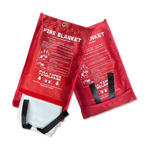 Manta Ignífuga de Fibra de Vidrio Ecológica, Resistente al Calor hasta 550°C, Blanca, para Uso Doméstico, Equipo de Emergencia para Combatir Incendios - Product Image 1