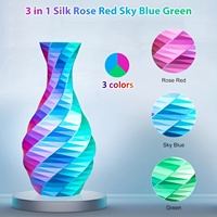 Bobine de filament PLA pour imprimante 3D, 1kg, rose, rouge, bleu ciel, vert, imprimante 3D lisse de haute qualité, sans bulles et à faible rétrécissement