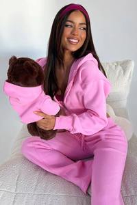 Custom Manufacturers Women's Casual Clothing Set Acid Wash Cropped Hoodie Flare Sweatpants Sets Rhinestone <b>Patch</b> Tracksuit Women - Product Image 4