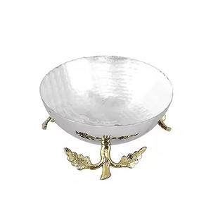 Bol de service en métal de style moderne élégant, collection de vaisselle pour la décoration de la maison - Product Image 4