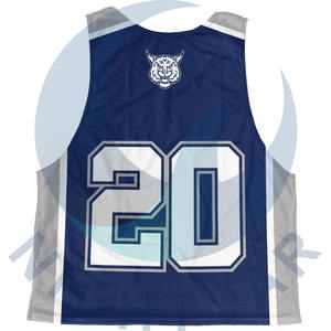 Custom Design <b>Port</b> <b>Hole</b> Lacrosse Jersey Full Mesh Breathable Lacrosse Uniform - Product Image 4