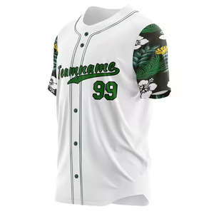 Jersey de Béisbol Juvenil personalizado recién llegado, conjuntos de ropa deportiva con logotipo bordado ligero y transpirable, jersey de equipo sublimado - Product Image 5