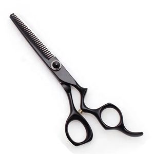 Ciseaux de coiffure professionnels, ciseaux à effiler, ciseaux droits, ensemble de ciseaux de barbier - Product Image 4