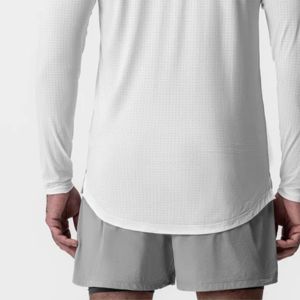 T-shirt athlétique à manches longues pour homme-Vêtements de sport légers et confortables pour la salle de sport, le sport et l'exercice quotidien - Product Image 3