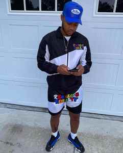 Custom Mesh Lining <b>Zip</b> Up Streetwear Hoodie and <b>Short</b> Sportswear 2 Piece Windbreaker <b>Shorts</b> and Jacket Tracksuit for Men - Product Image 1