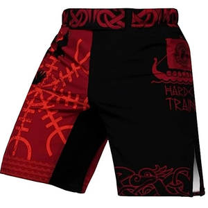 Shorts de combat unisexe pour entraînement de lutte, boxe, compression respirante, extensibles, durables, 100% polyester, avec coque bio-flex - Product Image 2