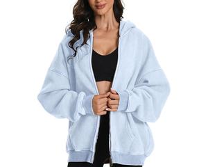 Sudaderas con Capucha de Alta Calidad con Logotipo Personalizado para Hombre, Lavadas al Ácido, y Sudaderas con Capucha de Calle con Logotipo Personalizado para Hombre, Lisas y Pesadas - Product Image 2