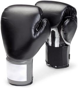 Fabricación personalizada al por mayor de alta calidad de cuero PU correa de entrenamiento especial guantes de boxeo - Product Image 1