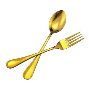 Embossed Design Stainless Steel <b>Flatware</b> Cutlery <b>Sets</b> for Kitchenware Custom Size <b>Flatware</b> <b>Sets</b> with Gold Plated for Home - Product Image 2