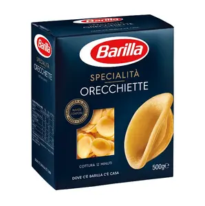 Semoule de blé dur frais et pur de qualité supérieure, Barilla Orecchiette pâtes 500GX15 de la part d'un véritable vendeur de confiance