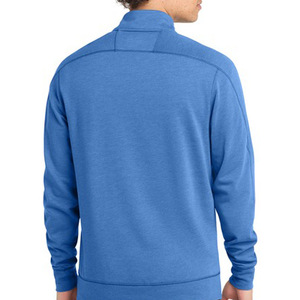 Sweat-shirt à fermeture éclair 1/4 personnalisé uni en polaire technique doublé pour hommes - Product Image 5