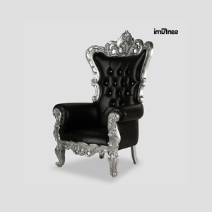 Silla de comedor de estilo francés tradicional clásica de lujo moderna silla de trono de caoba de teca Sungkai Mindi Jackfruit silla de madera de roble - Product Image 2